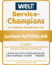 Siegel: Service Champions Medaille GOLD 2024